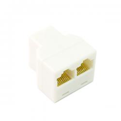 RJ45 Розетка за лан RJ45(f) to 2xRJ45(f) LAN